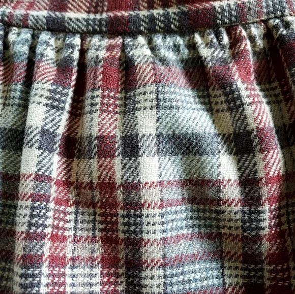 Vintage Plaid High-waisted Midi Skirt Suburban Separates by County Miss - Picture 2 of 9